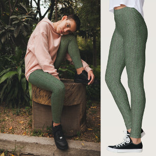 Legging Imagem de Textura Verde em Tweets, ZEA