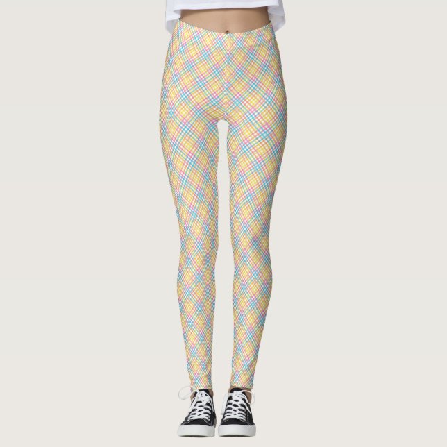 Legging Imagem dividida mostra vistas frontal e traseira d (Frente)