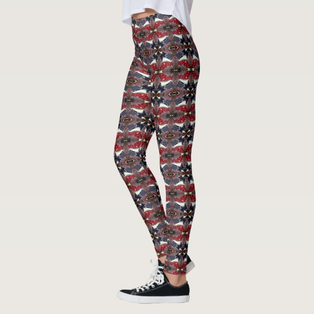 Legging Imagem espelhada gerando forma repetida, sobre bra (Esquerda)