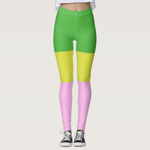 Legging imagem três cores arte