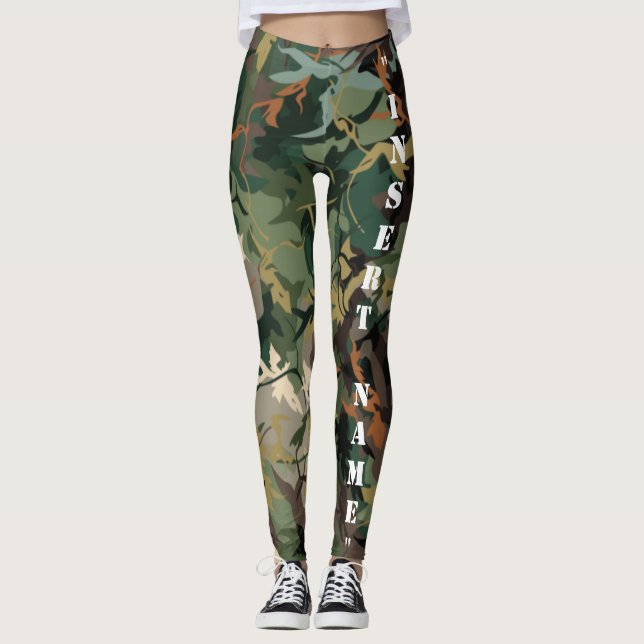 Legging Imitando a Natureza: A Ciência da Camuflagem (Frente)
