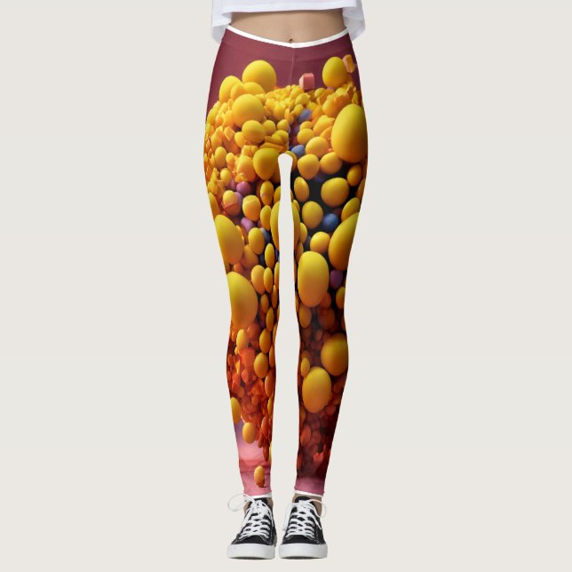 Legging Impressão 3D exclusivo (Frente)