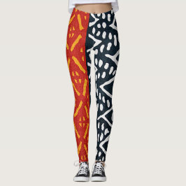 Legging Impressão africano