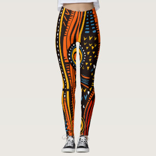 Legging Impressão africano