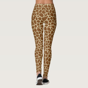 Legging Impressão animal do teste padrão selvagem do