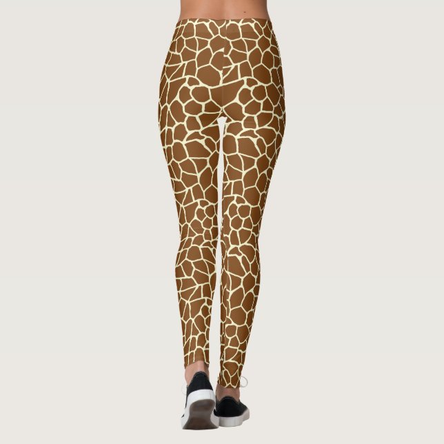 Legging Impressão animal do teste padrão selvagem do (Verso)
