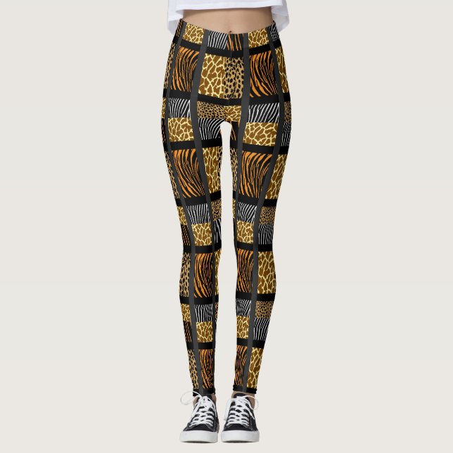Legging Impressão animal mista (Frente)