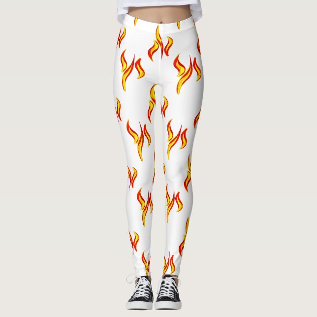 Legging impressão de chamas (Frente)