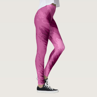 Legging Impressão de Cheetah, cor-de-rosa