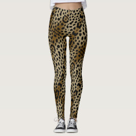 Legging Impressão de Chita Natural
