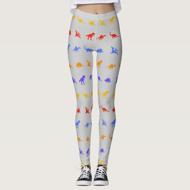 Legging Impressão de Dinossauro (Frente)