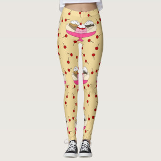 Legging Impressão de Divisão de Banana