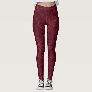 Legging Impressão de faísca do boque