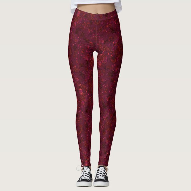 Legging Impressão de faísca do boque (Frente)