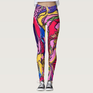 Legging impressão de "Febre Selvagem"