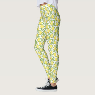 Legging Impressão de Limões All-Over