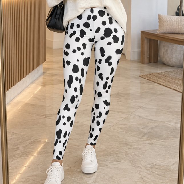 Legging Impressão de Manchas de Dálmata (Criador carregado)