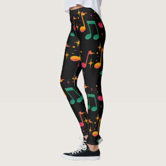 Legging Impressão de música