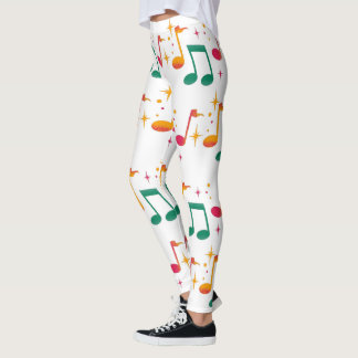 Legging Impressão de música