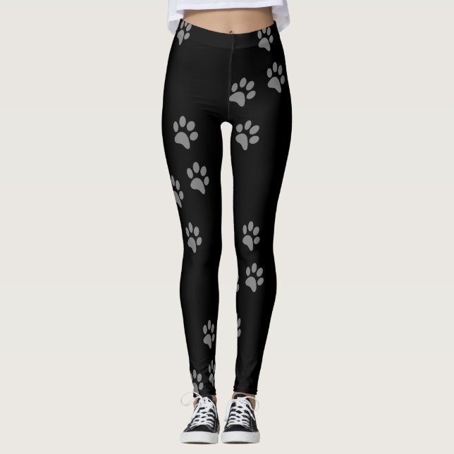Legging Impressão de pata (Frente)