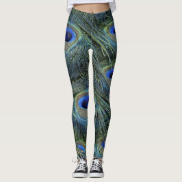 Legging Impressão de Pavock Feather