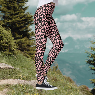 Legging Impressão de Tigre Preto
