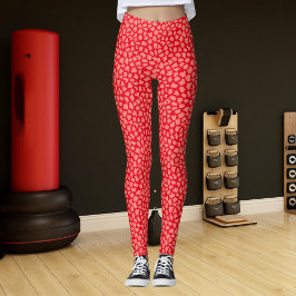 Legging Impressão de Tigre Vermelho