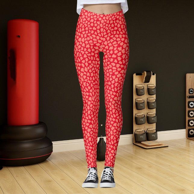 Legging Impressão de Tigre Vermelho (Criador carregado)