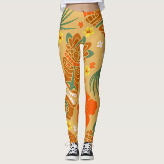 Legging Impressão de Tiki