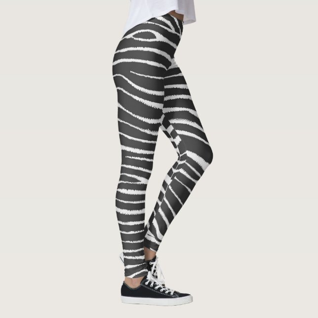 Legging Impressão de Zebra Animal (Direita)