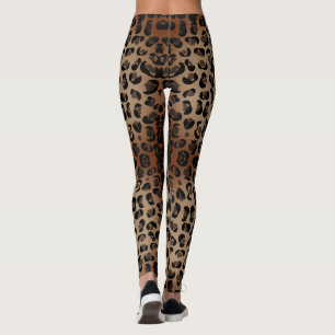 Legging impressão do Leopard Safari
