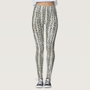Legging Impressão em animais com distribuição de mosaic