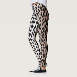 Legging Impressão Leopardo Cheetah de duas tonalidades