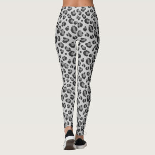 Legging Impressão Leopardo de Neve
