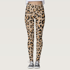 Legging Impressão Leopardo, Manchas Leopardo, Leopardo Cas