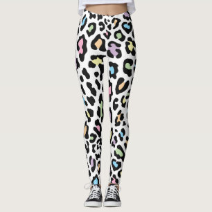 Legging Impressão Leopardo Multicolorida
