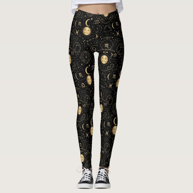 Legging Impressão Místico Zodíaco (Frente)