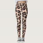 Legging Impressão negra-leopardo abstrato moderna<br><div class="desc">Legagem de impressão de leopardo preto abstrato a ouro moderno.</div>