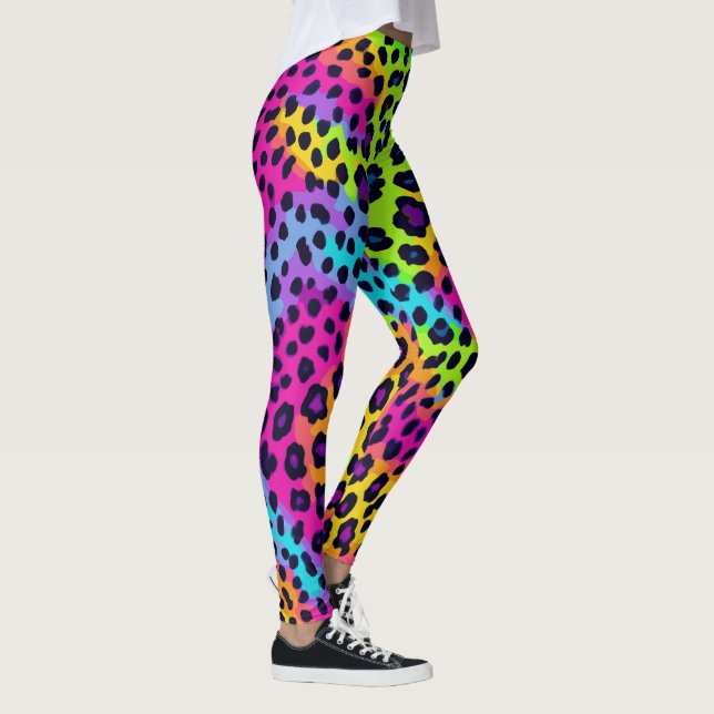 Legging Impressão Neon Leopard (Direita)