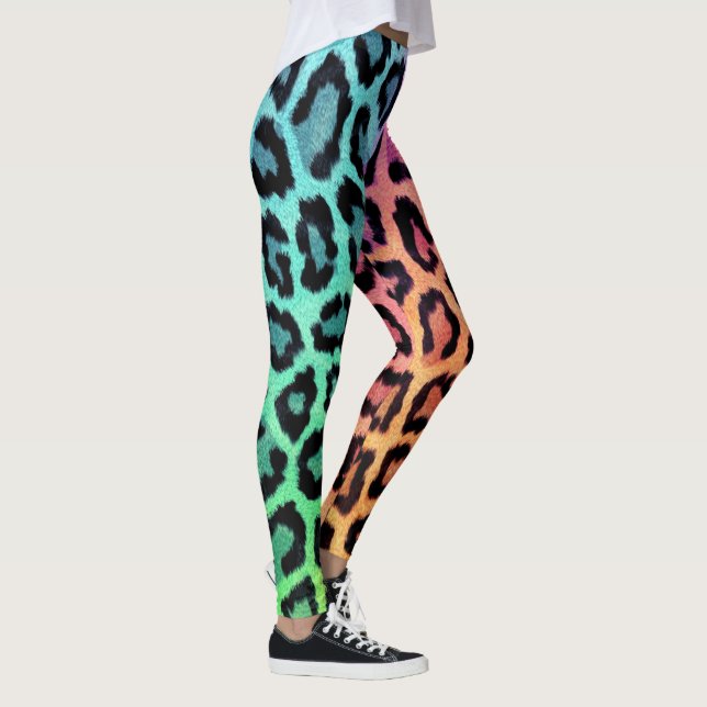 Legging Impressão Rainbow Lepard (Direita)