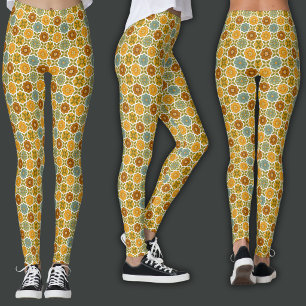 Legging Impressão retrô Chique retrô