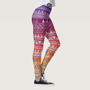 Legging Impressão Tribal Colorida