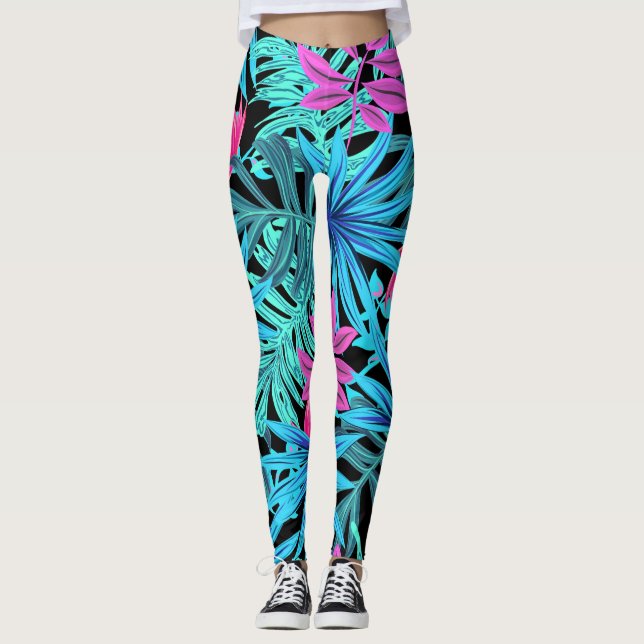 Legging Impressão tropical (Frente)