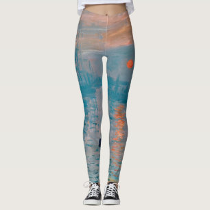 Legging Impression Sunrise Claude Monet 
