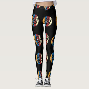 Legging Impressionante Billiards Ball Atom Science
