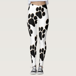 Legging Impressões de pata