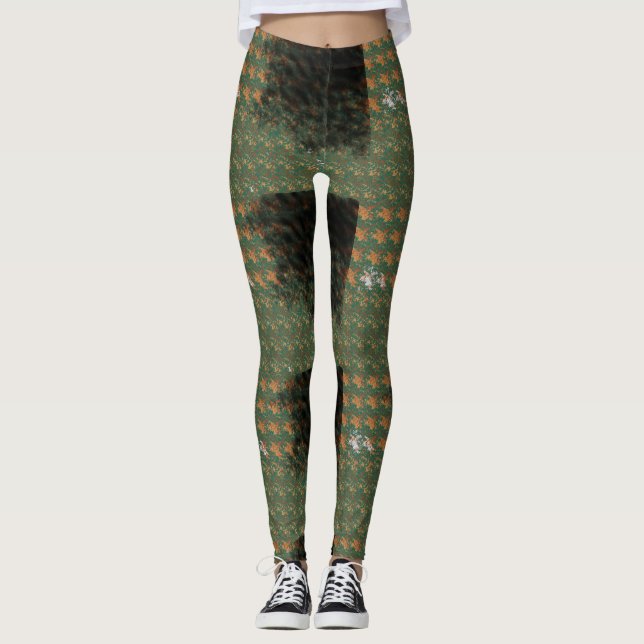 Legging Impressões Perfeitas_Verde (Frente)