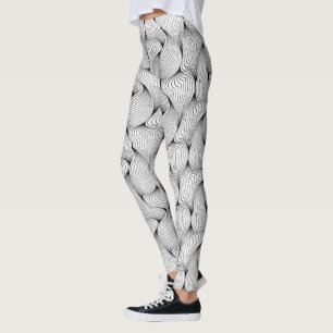 Legging Incrível Divertimento Olho Preto entrelaçado