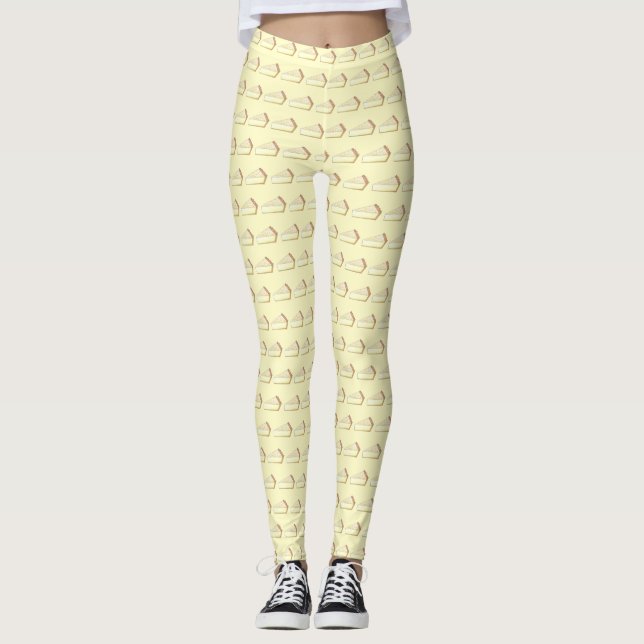 Legging Indiana Sugar Cream Fazenda Pie Slice Foodie Desse (Frente)