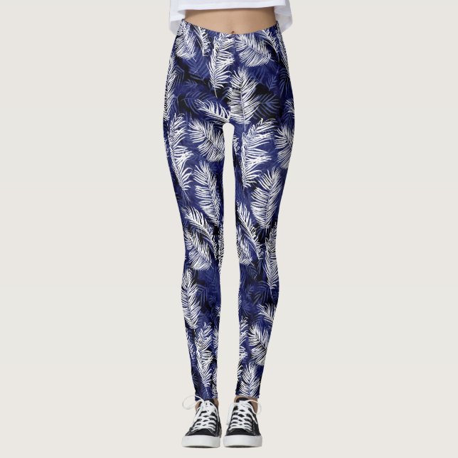 Legging Indigo Palms (Frente)